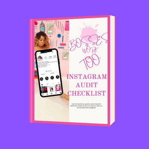 Instagram Audit Checklist